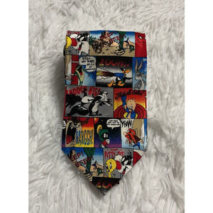 Vintage 1996 Looney Tunes 100% Silk Tie